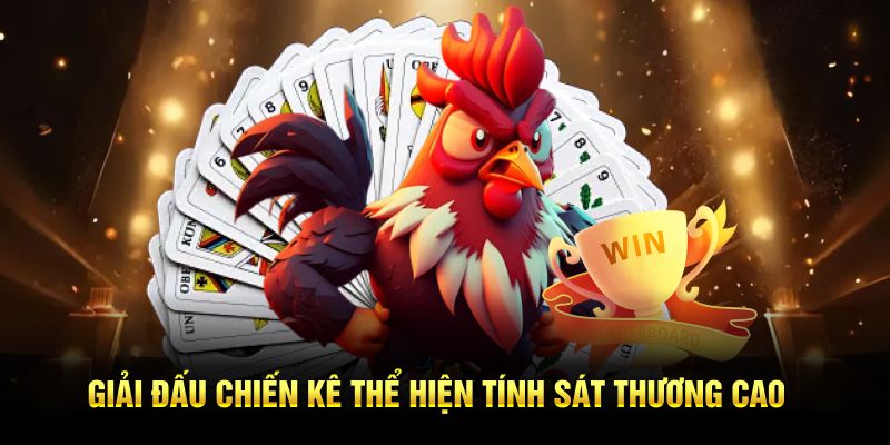 Giải đấu chiến kê thể hiện tính sát thương cao